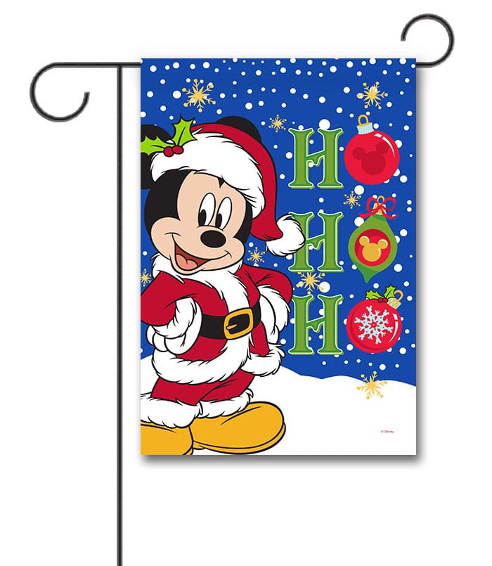 Mickey Mouse Santa Christmas Garden Disney Flag