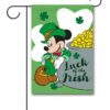 Mickey Mouse St. Patricks Day Garden Disney Flag