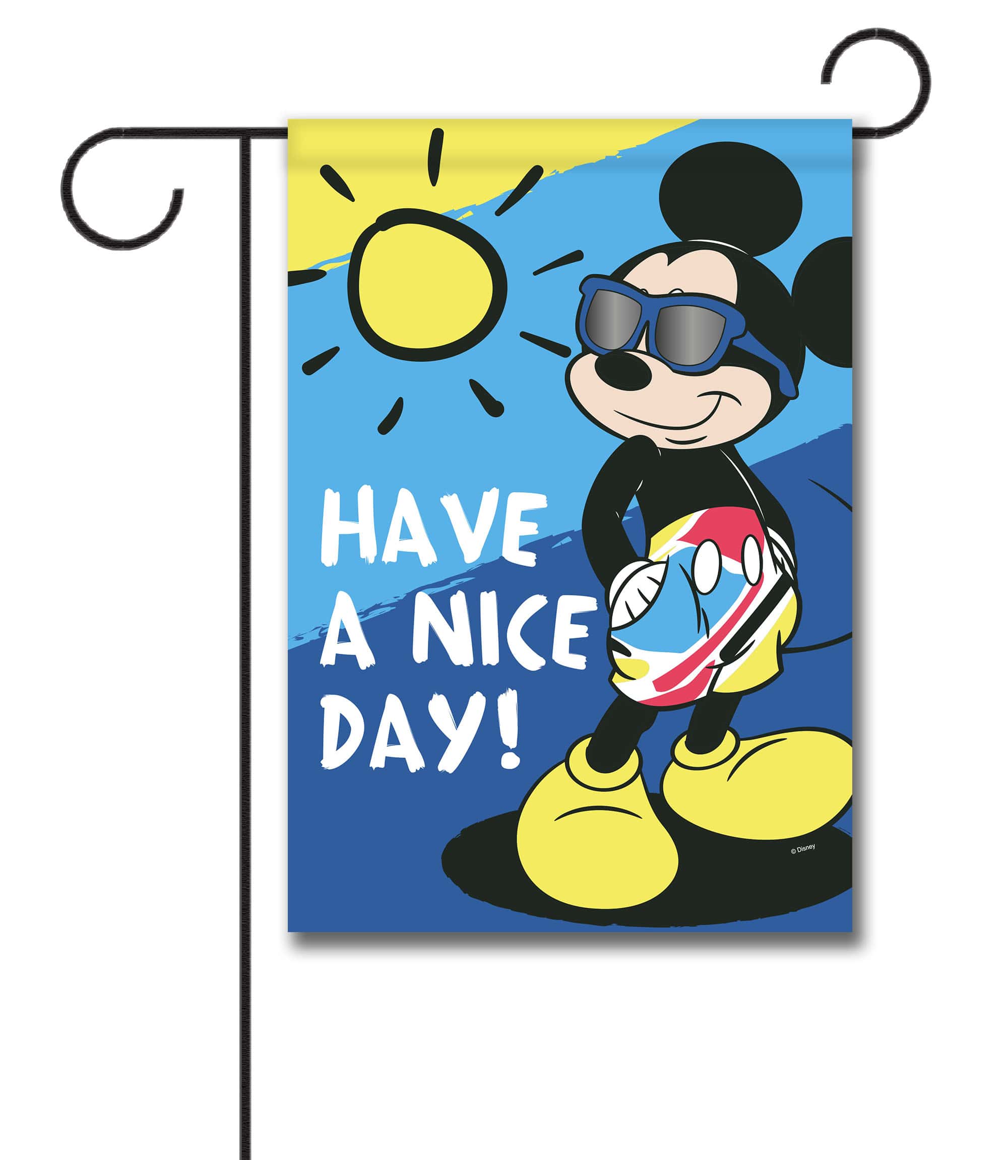 Mickey Mouse Summer Garden Disney Flag