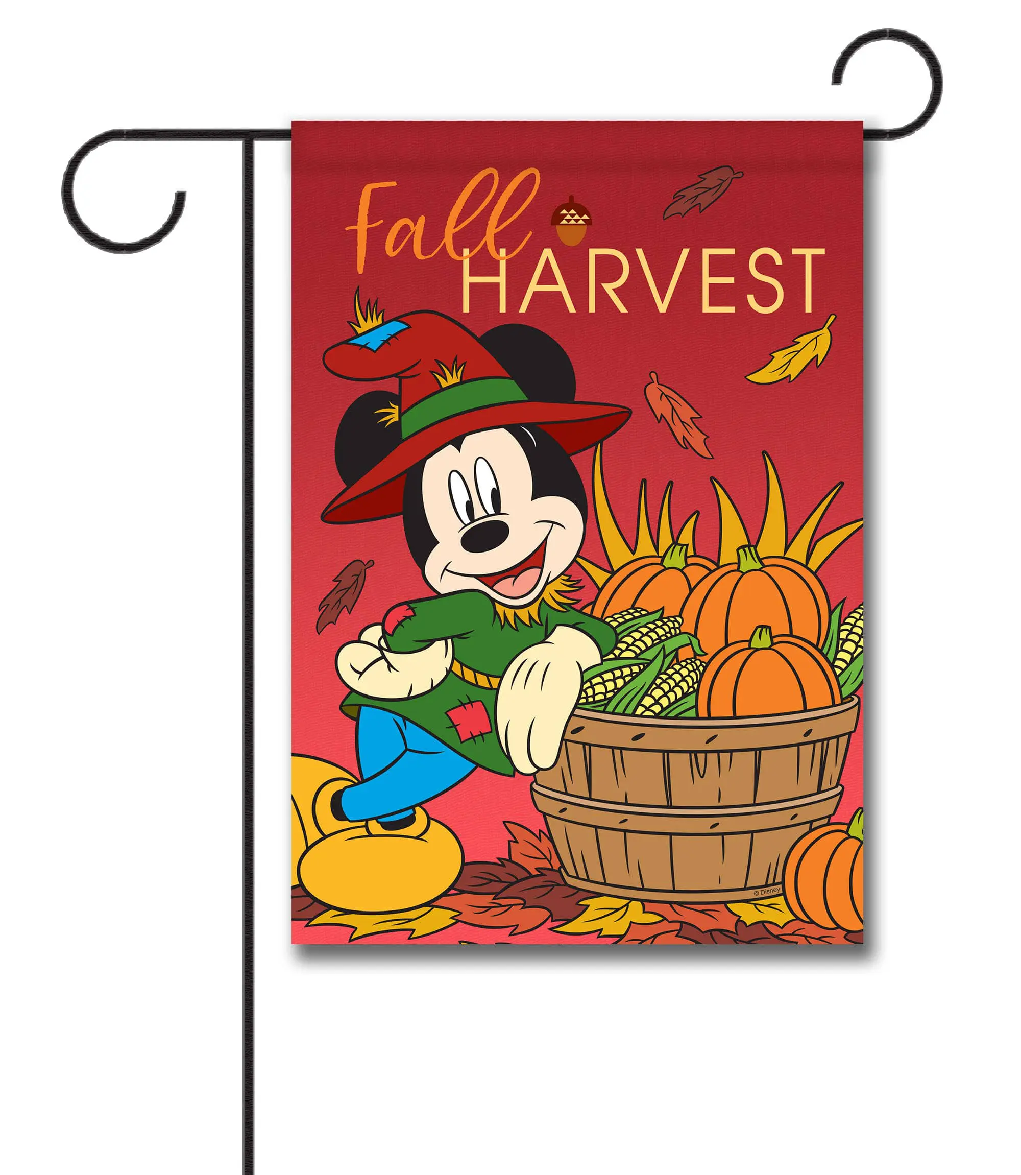 Mickey Mouse Thanksgiving Fall Garden Disney Flag