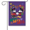 Mickey Mouse and Minnie Mouse Groovy Garden Disney Flag