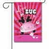 Mickey Mouse and Minnie Mouse Love Bug Garden Disney Flag