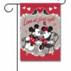 Mickey Mouse and Minnie Mouse Love Garden Disney Flag