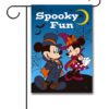 Mickey and Minnie Disney Halloween Garden Flag