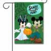 Mickey and Minnie Frankenstein Halloween Garden Flag