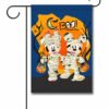 Mickey and Minnie Halloween Garden Flag