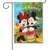 Mickey and Minnie Harvest Fall Garden Disney Flag