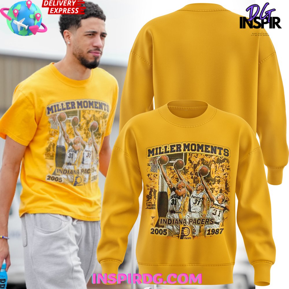 Miller Moments Indiana Pacers Limited Edition Sweatshirt 2