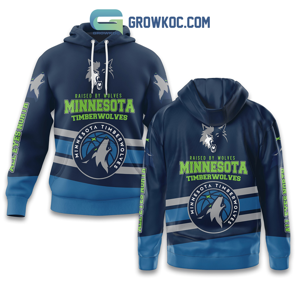 Minnesota Timberwolves Raised By Wolves Fan Hoodie Shirts2B1 e08Gq