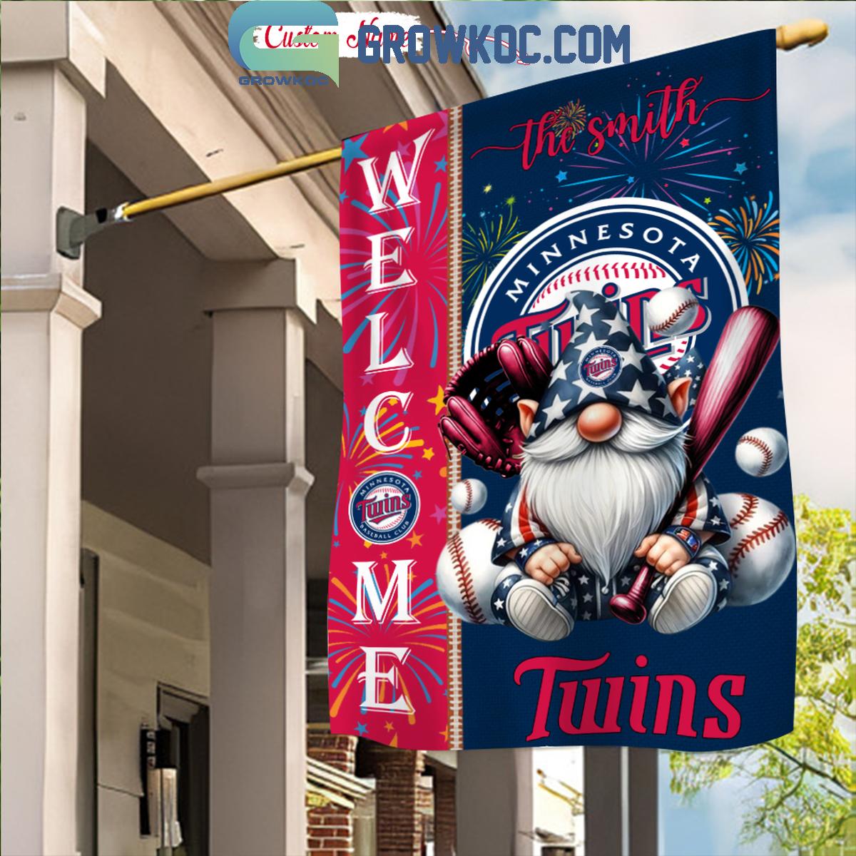 Minnesota Twins Happy 4th Of July Patriot Personalized Garden Flag 1 JByiW