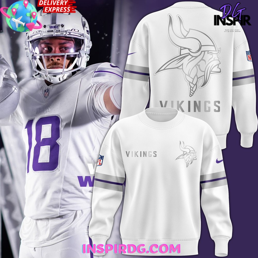 Minnesota Vikings Winter Warrior 2024 Sweatshirt 1