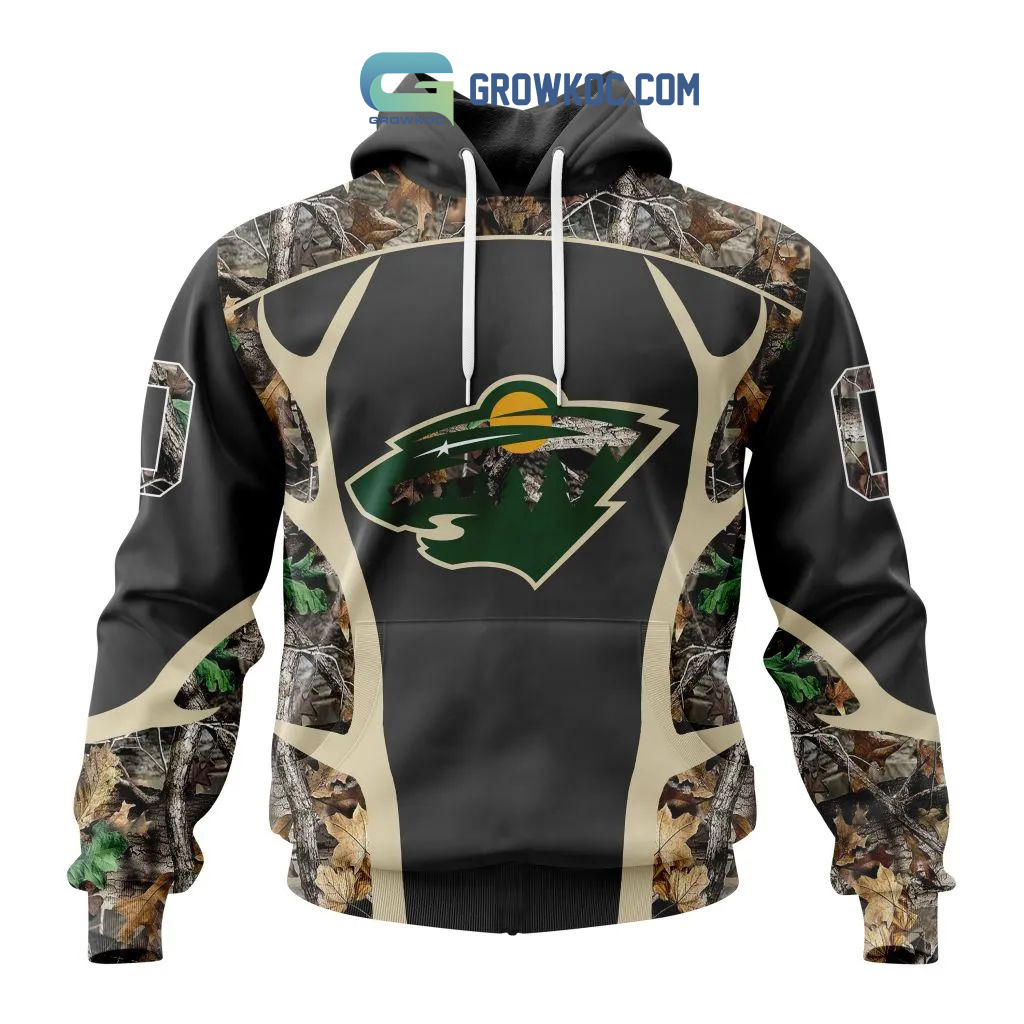 Minnesota Wild NHL Special Camo Hunting Personalized Hoodie T Shirt2B1 XNZ8h