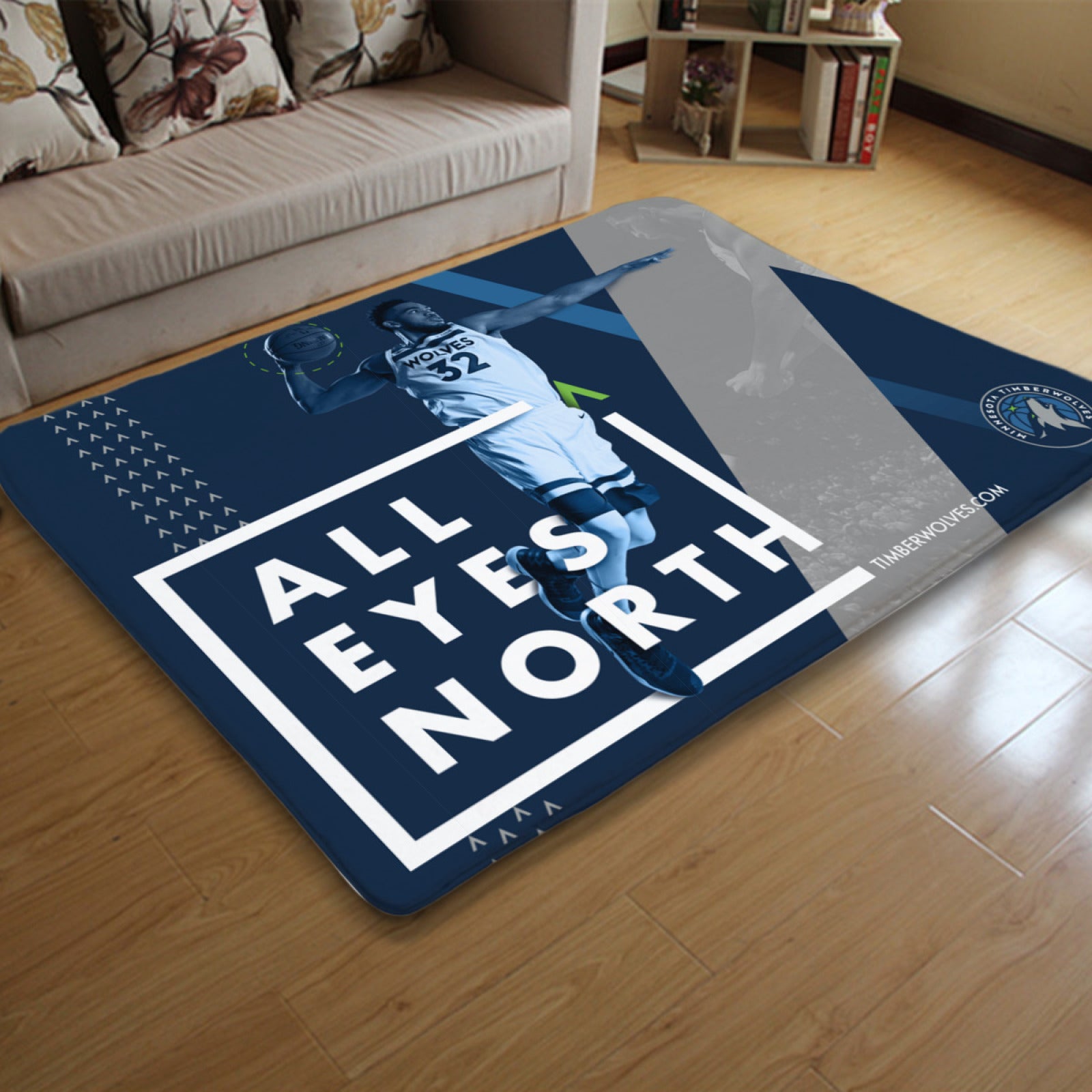 MinnesotaBasketballTimberwolvesCarpetLivingRoomBedroomMatsKitchenBathroomRugs 1