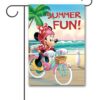 Minnie Mouse Bicycle Summer Garden disney Flag