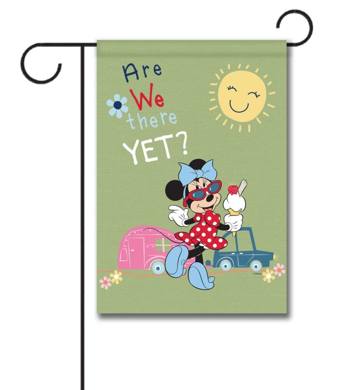 Minnie Mouse Disney Camper Garden Flag