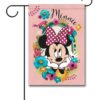 Minnie Mouse Floral Garden Disney Flag