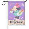 Minnie Mouse Spring Welcome Garden Disney Flag