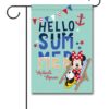 Minnie Mouse Summer Garden Disney Flag