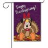 Minnie Mouse Turkey Disney Thanksgiving Garden Disney Flag