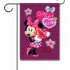 Minnie Mouse Valentines Garden Disney Flag