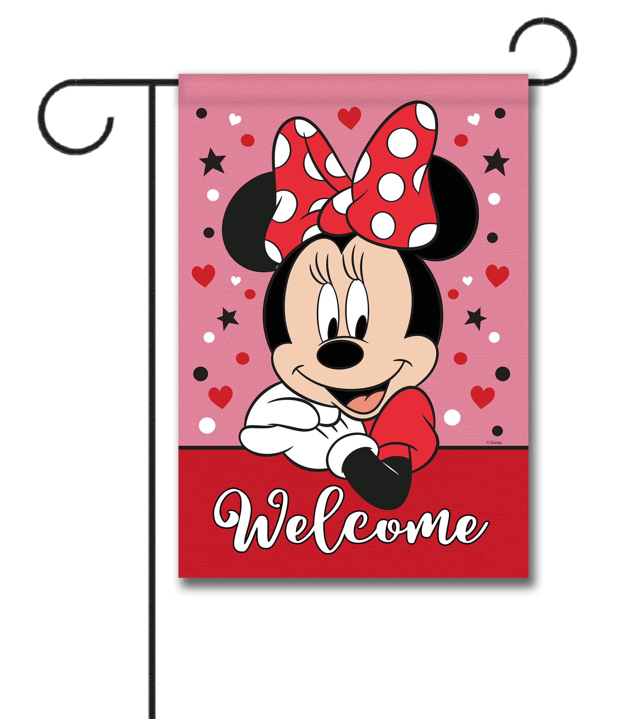 Minnie Mouse Welcome Garden Flag