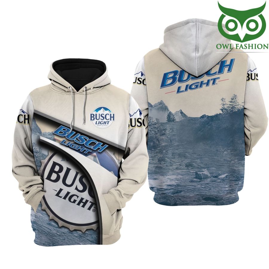 Ml6dHrAb 18 Busch Light beer Full Printed 3D hoodie