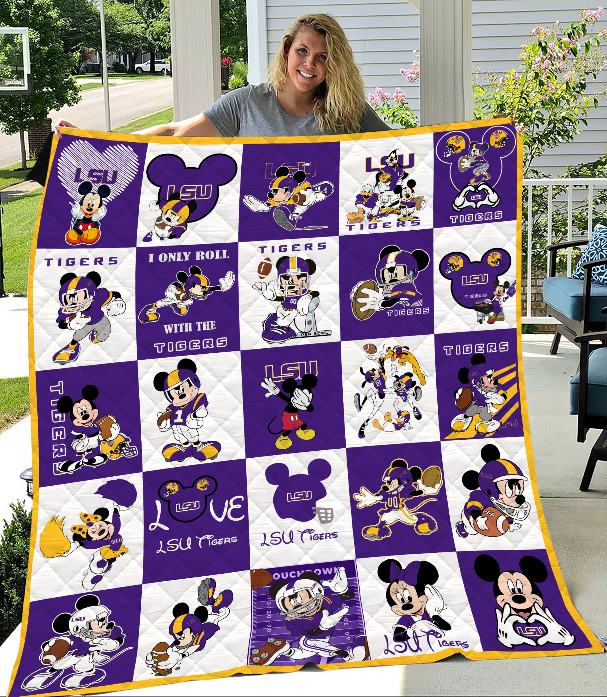 MockupLikeQuiltBlaket1 13 LSU Tigers