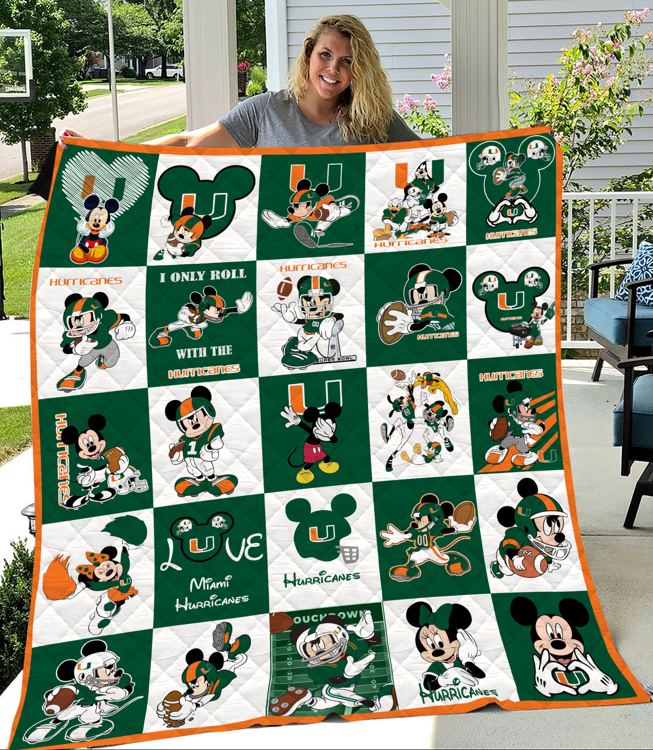 MockupLikeQuiltBlaket1 36 Miami Hurricanes