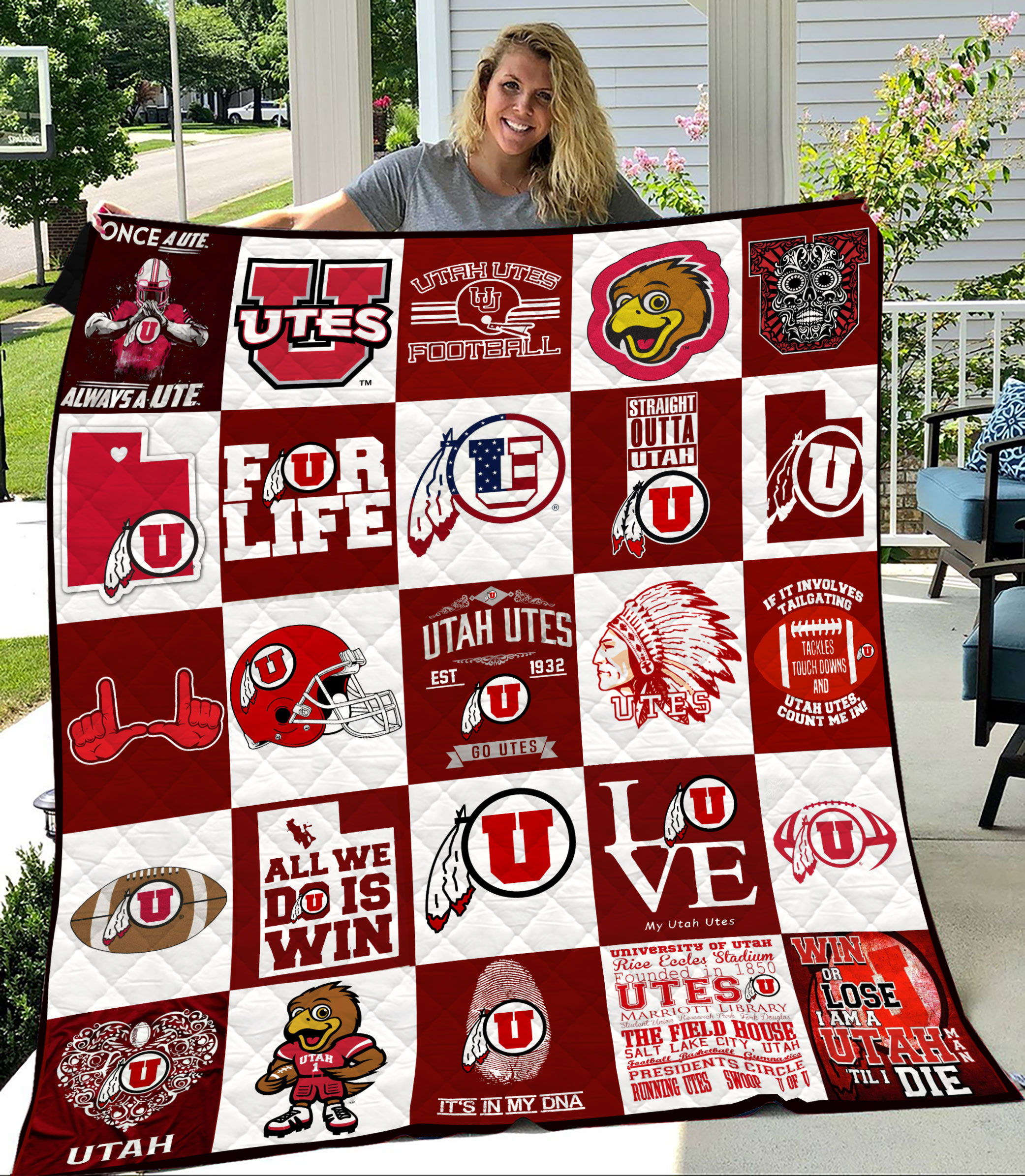 MockupLikeQuiltBlaket1 73 Utah Utes