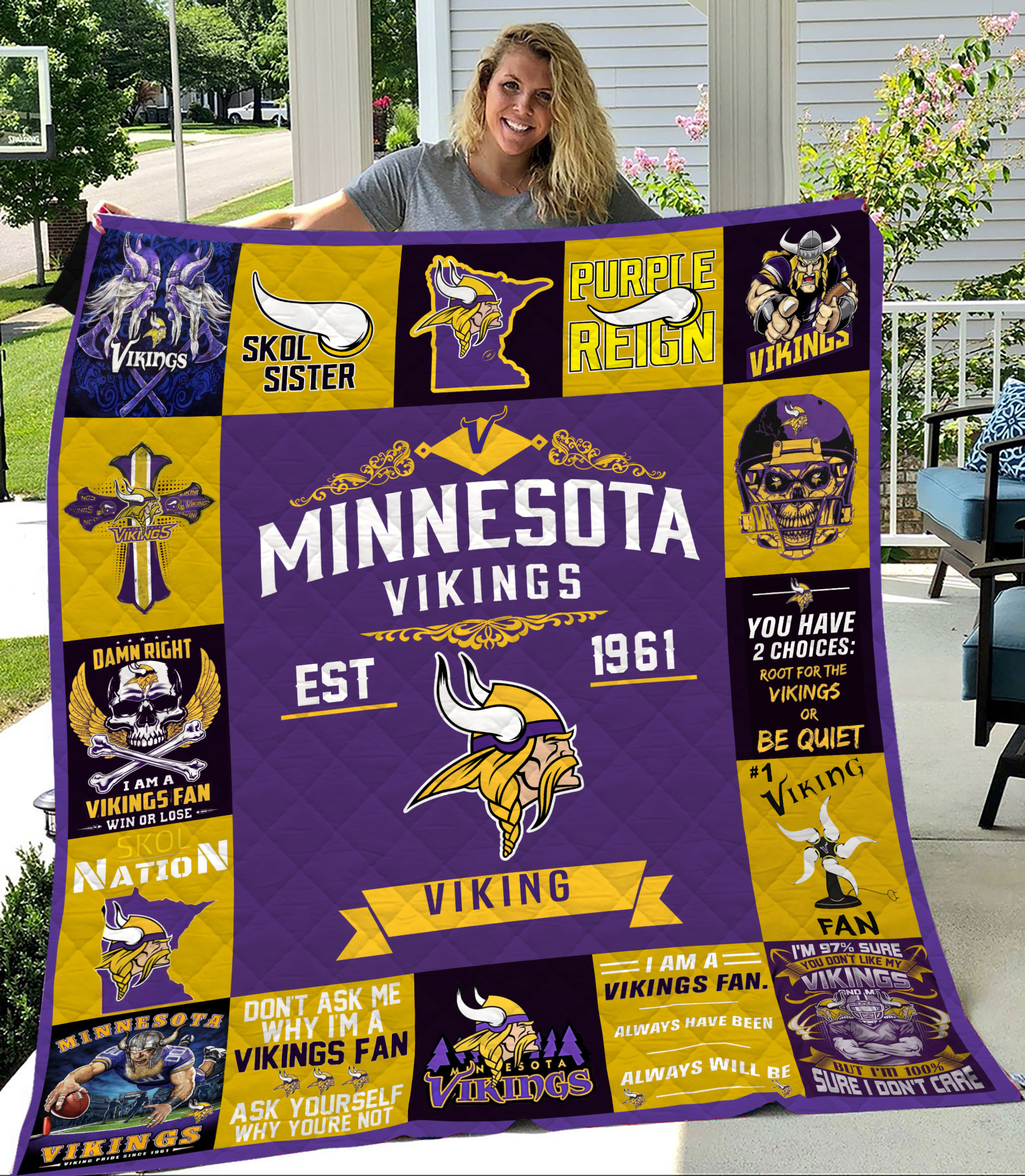 MockupLikeQuiltBlaket1 Minnesota Vikings