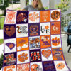 MockupLikeQuiltBlaket1 NCAA Clemson Tigers Quilt Blanket M3 2408DS002