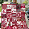 MockupLikeQuiltBlaket1 NCAA Washington State Cougars Quilt Blanket 1608DS002