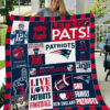 MockupLikeQuiltBlaket1 NFL New England Patriots Quilt Blanket 1608DS002