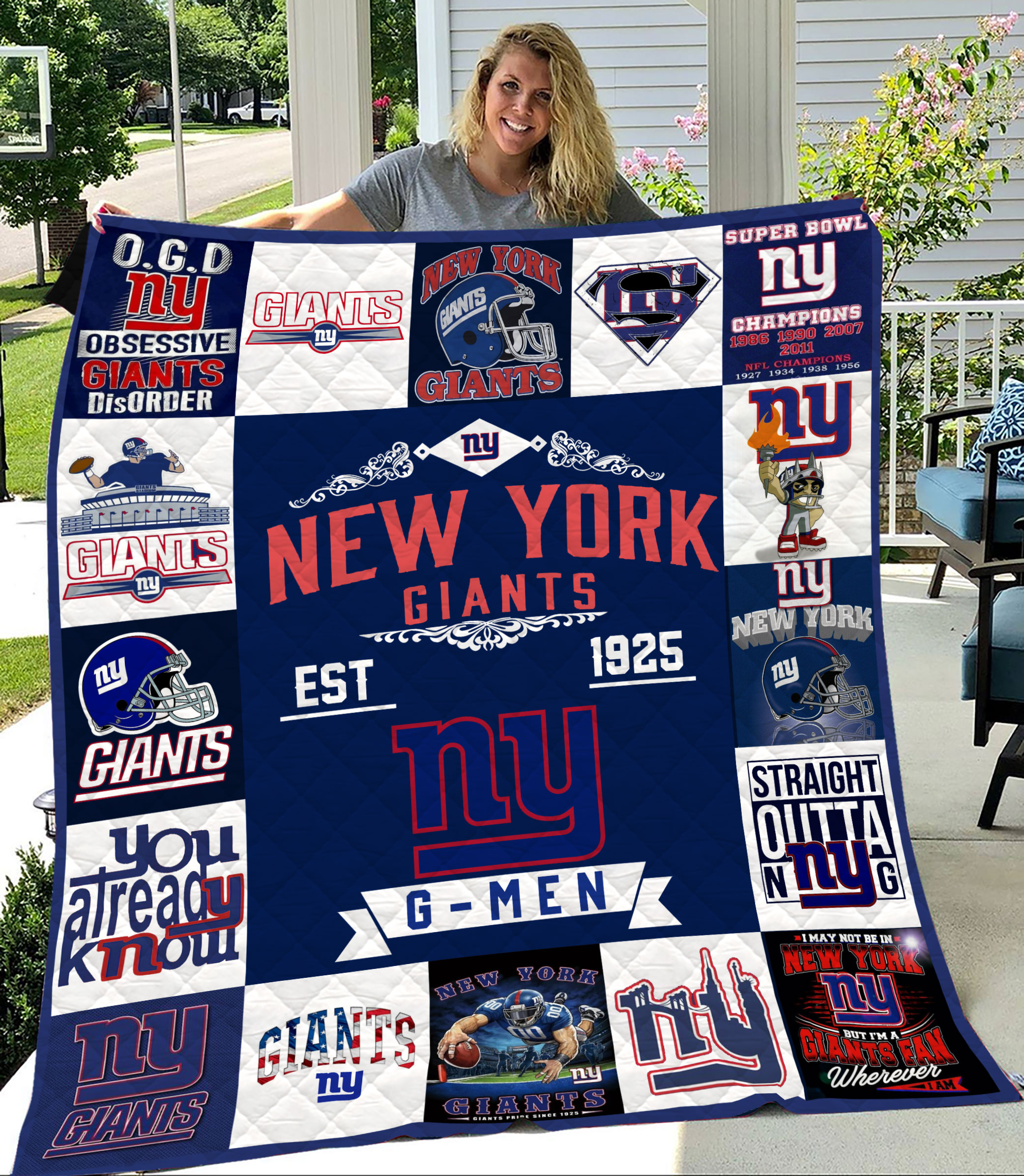 MockupLikeQuiltBlaket1 NFL New York Giants Quilt Blanket 1608DS002