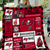 MockupLikeQuiltBlaket1 NFL Tampa Bay Buccaneers Quilt Blanket 1608DS002 2