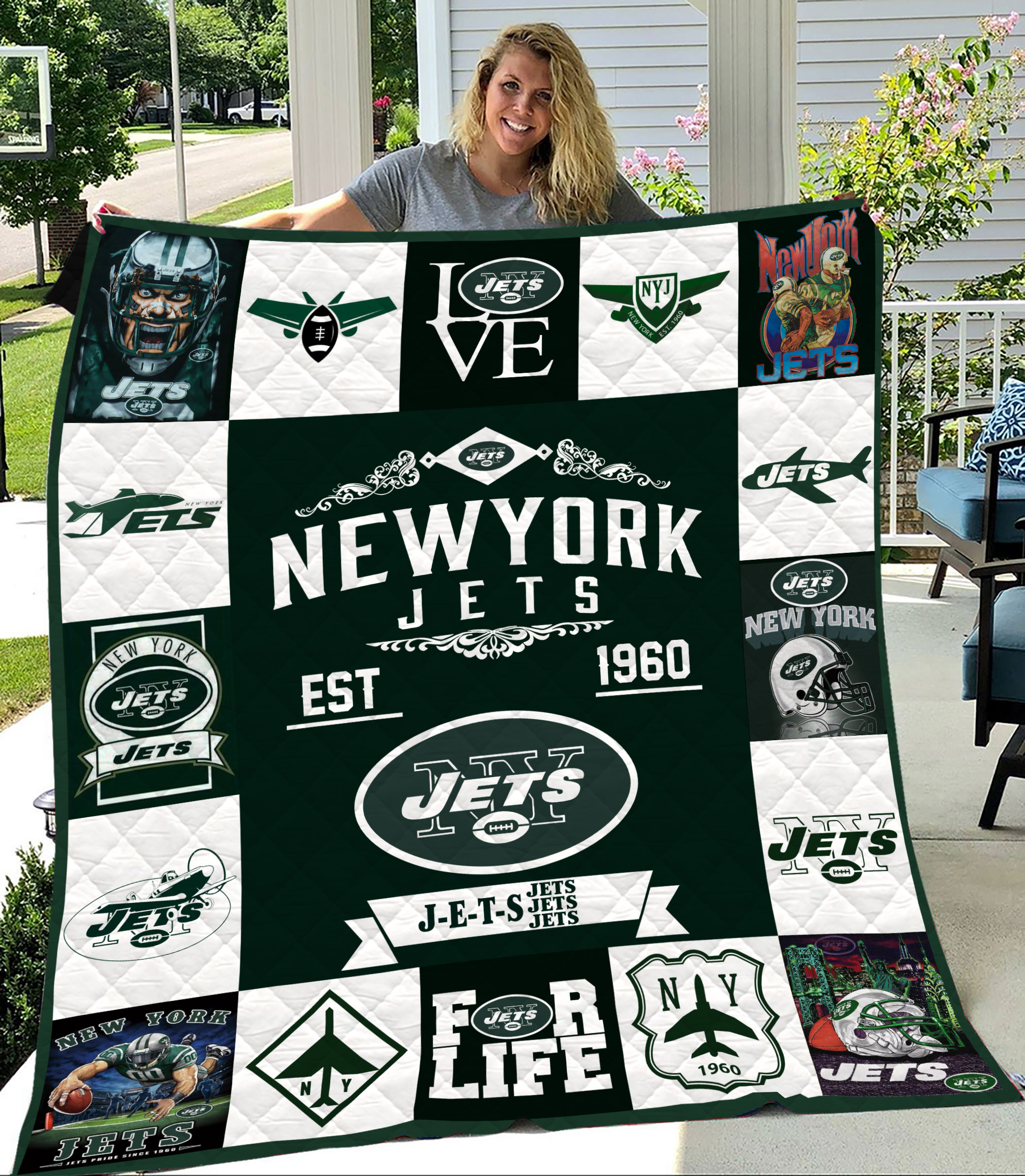 MockupLikeQuiltBlaket1 New York Jets Quilt Blanket