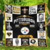 MockupLikeQuiltBlaket5 NFL Pittsburgh Steelers Quilt Blanket 1608DS002