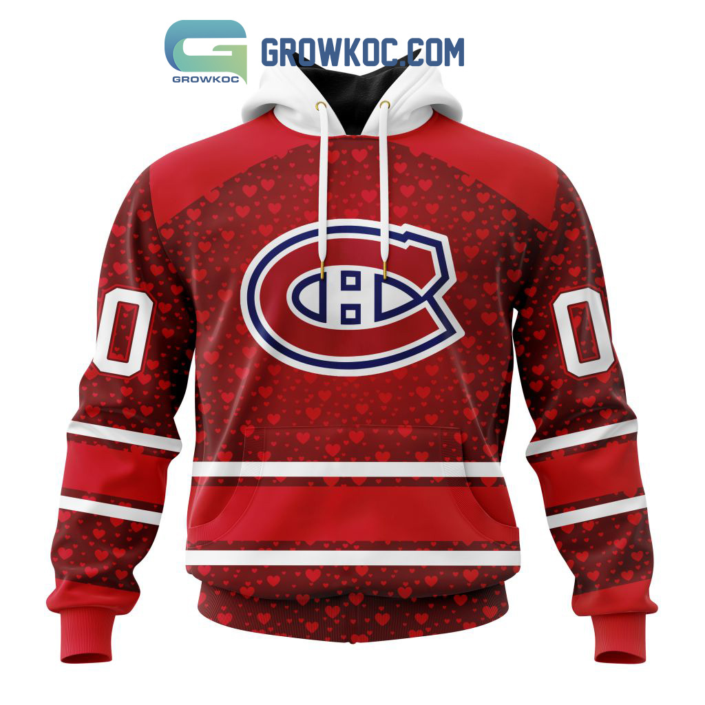 Montreal Canadiens Valentines Day Fan Hoodie Shirts2B1 kUSIe