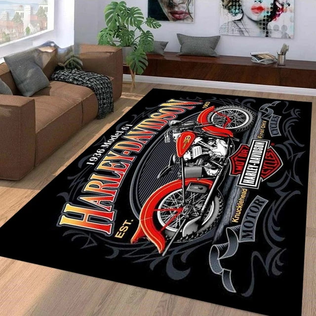 MotorLogoCarpetLivingRoomBedroomSofaRugDoorMat 3