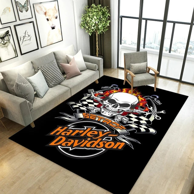 MotorLogoCarpetLivingRoomBedroomSofaRugDoorMat 8