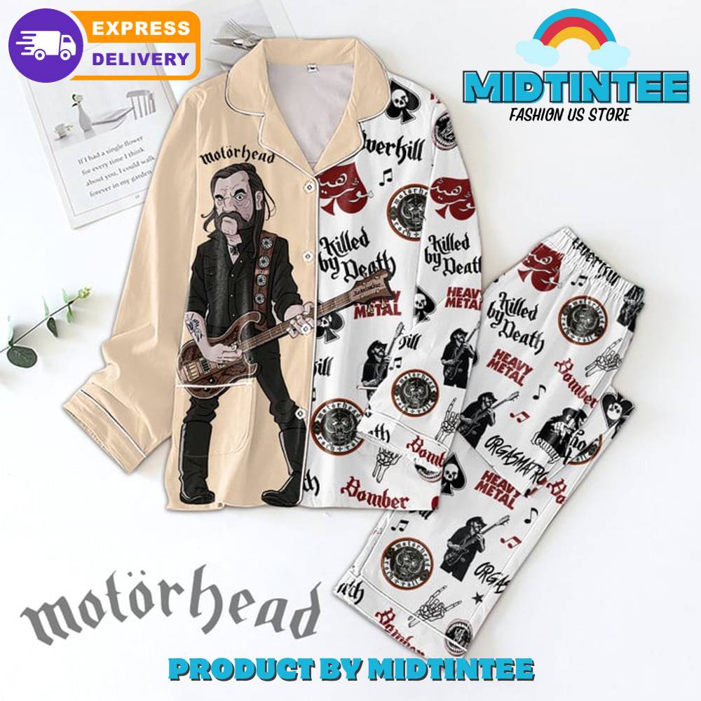 Motorhead Heavy Metal Killed By Death Pajamas Set 1