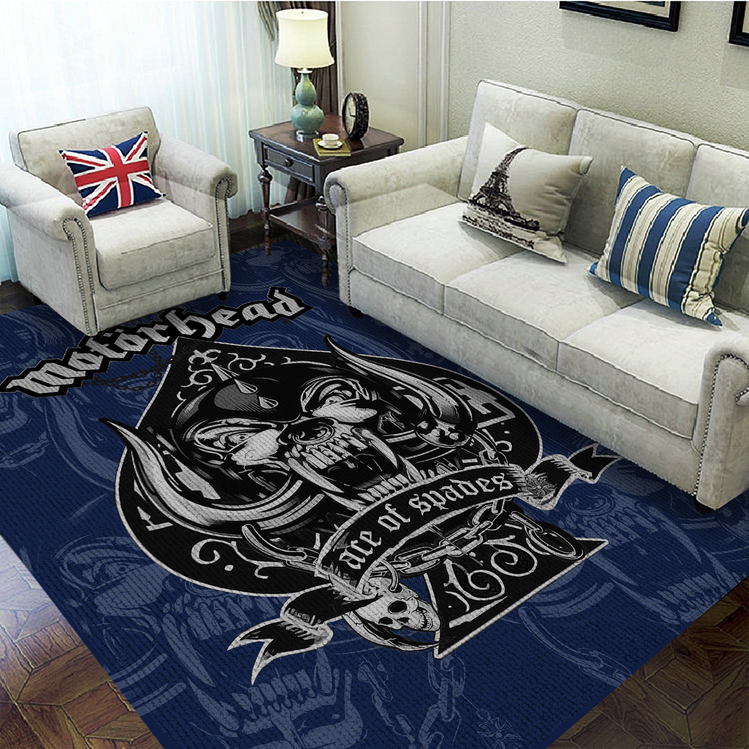 Motorhead Band Rectangular Rug HUANNM1154 MTB Yuna 1