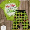 Mrs Claus But Married To The Grinch Pajamas Set