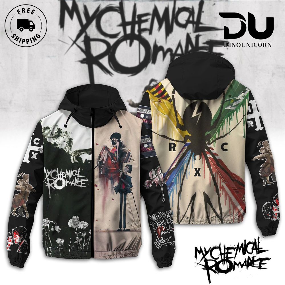 My Chemical Romance Windbreaker Outdoor Jacket 1