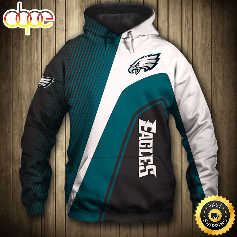 N.F.L.Philadelphia Eagles Pullover 3D Hoodie All Over Print Shirt