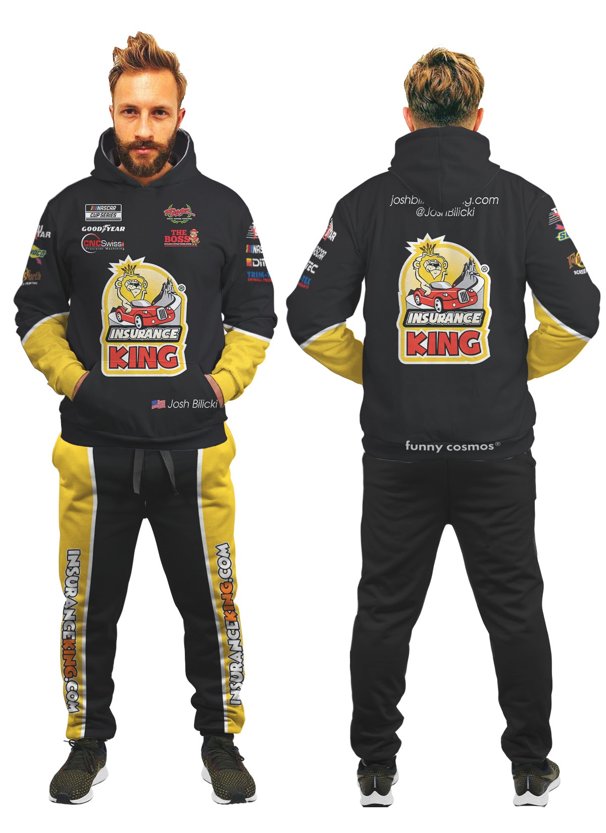 NA122021T042 Rick Ware Racing Ford Josh Bilicki 2021 Cothing Jogger 2