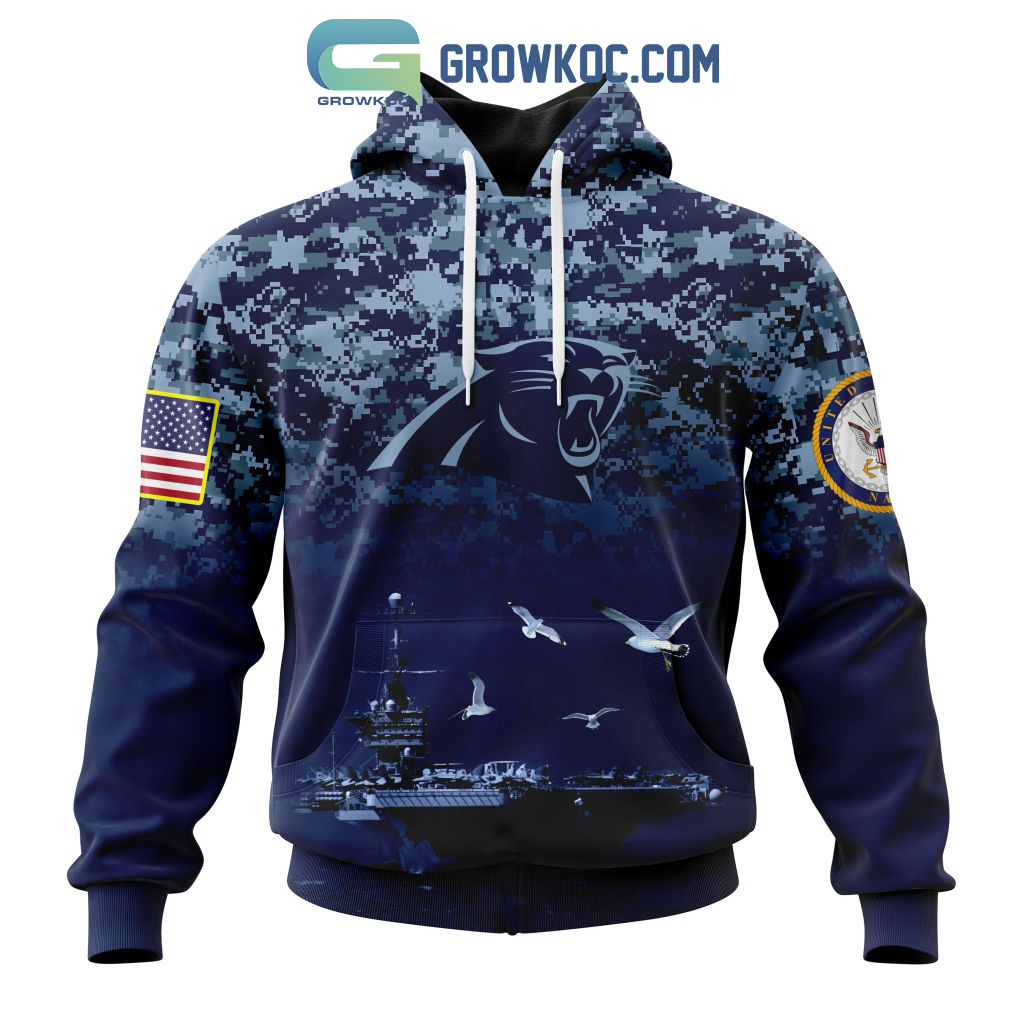 NFL Carolina Panthers Honor US Navy Veterans Personalized Hoodie T Shirt2B1 CBy65