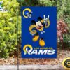 NFL Los Angeles Rams Mickey1 Double Sided Printing Garden Flag