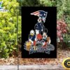 NFL New England Patriots Mickey Donald Goofy Double Sided Printing Garden Flag