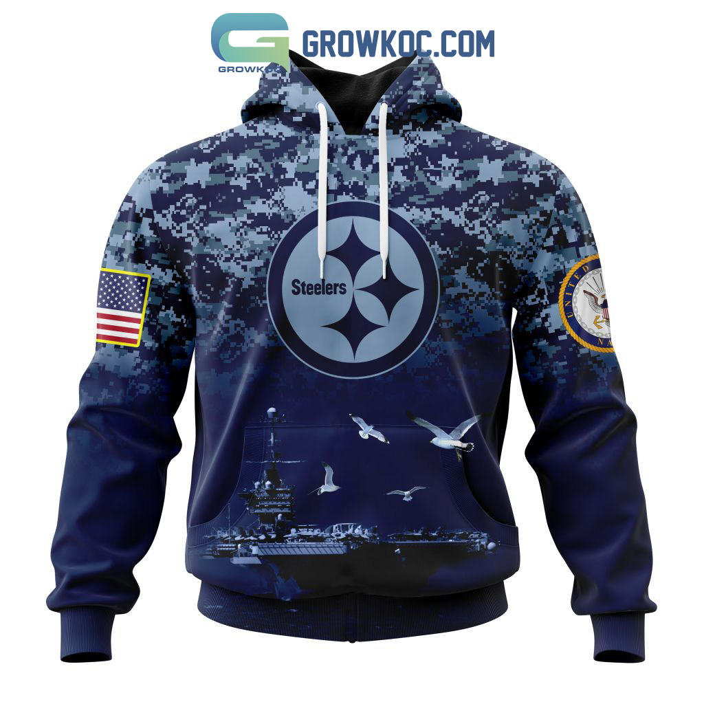 NFL Pittsburgh Steelers Honor US Navy Veterans Personalized Hoodie T Shirt2B1 TFNby